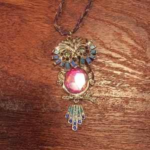 Betsey Johnson Owl Necklace
